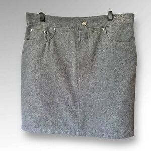 VERSACE Jeans Couture Gray Skirt.